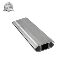 ZJD-KD203 perfil de aluminio de carril simple de aluminio anodizado keder